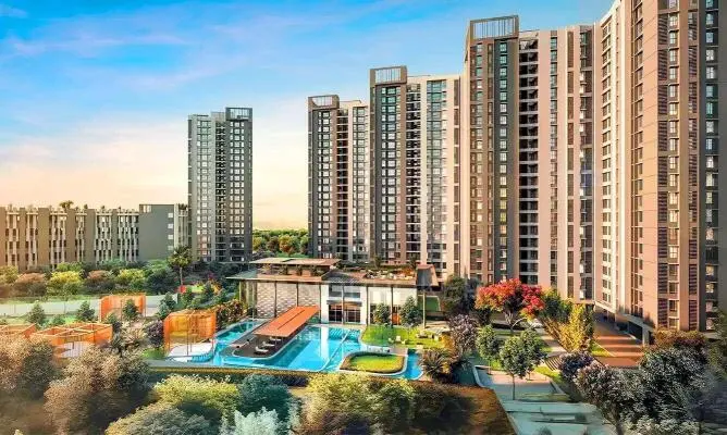 Eldeco Camelot Sec-17 Dwarka clubhouse and landscaped garden